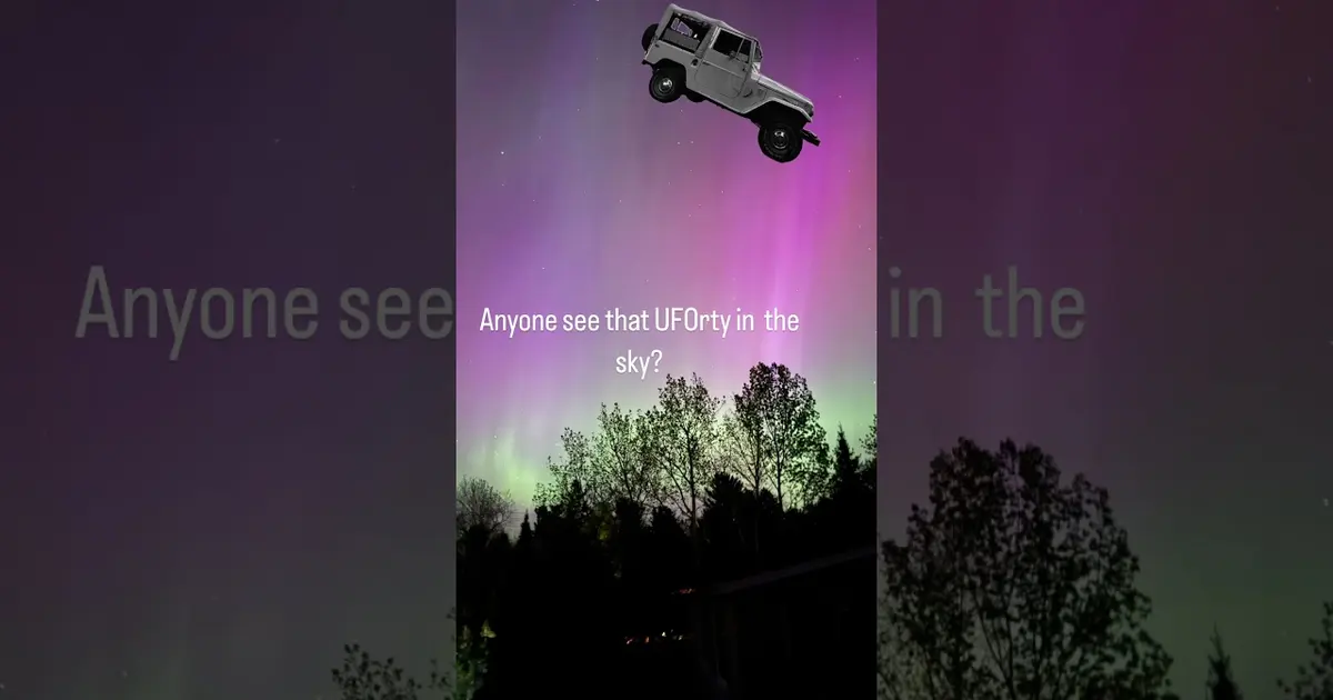 Aliens have arrived . Did you see it? #ufo #landcruiser #fj40 - YouTube — Aliens have arrived . Did you see it? #ufo #landcruiser #fj40. No views · 4 minutes ago ...more. MissedMyRide - Cam. 1.23K.