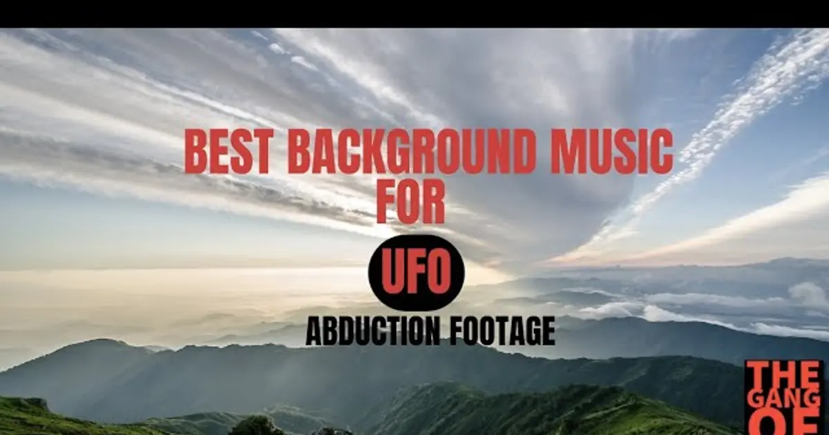 Best Background Music For UFO Abduction Footage - YouTube — Looking for the perfect background music to enhance your UFO abduction footage? Look no further! This video showcases the best background music to add an ...
